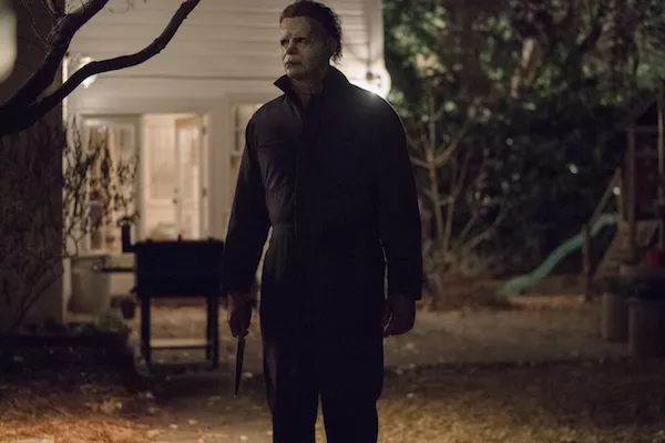 James Jude Courtney as The Shape (aka Michael Myers) in Halloween (Photo: Universal)
