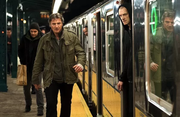 Liam Neeson and Joel Kinnaman in Run All Night (Photo: Warner Bros.)