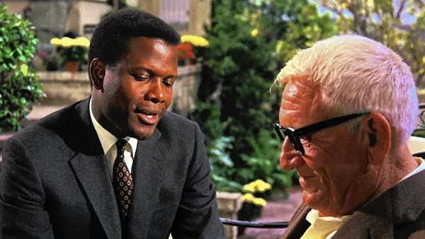 Sidney Poitier and Spencer Tracy in Guess Who's Coming to Dinner (Photo: Twilight Time)