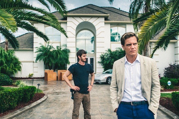 Andrew Garfield and Michael Shannon in 99 Homes (Photo: Broad Green)