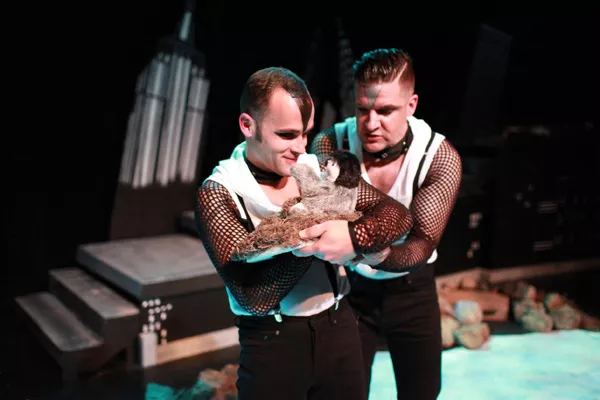 Queen City Theatre Company’s Birds of a Feather. (Photo credit: George Hendricks)