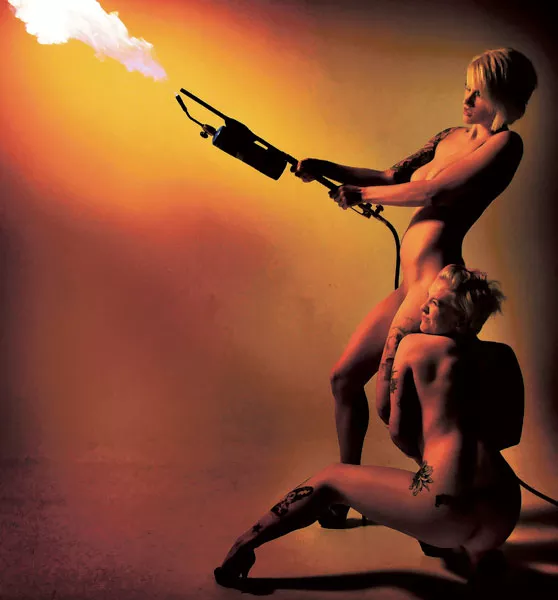 Runner Up: Jim McGuire's "Pyro Pussy"
