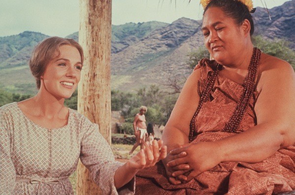 Julie Andrews and Jocelyne LaGarde in Hawaii (Photo: Twilight Time)