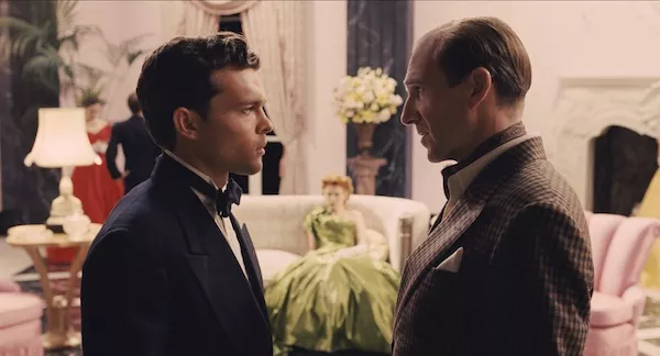 Alden Ehrenreich and Ralph Fiennes (Photo: Universal)