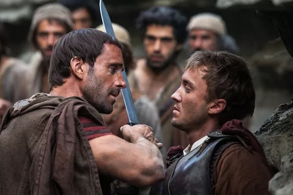 Joseph Fiennes and Tom Felton in Risen (Photo: Sony)