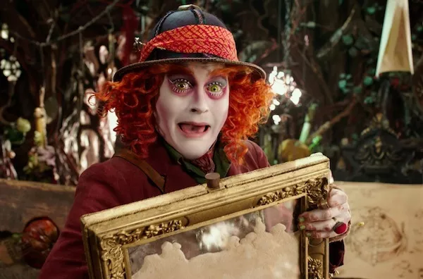 Johnny Depp in Alice Through the Looking Glass. (Photo: Disney)