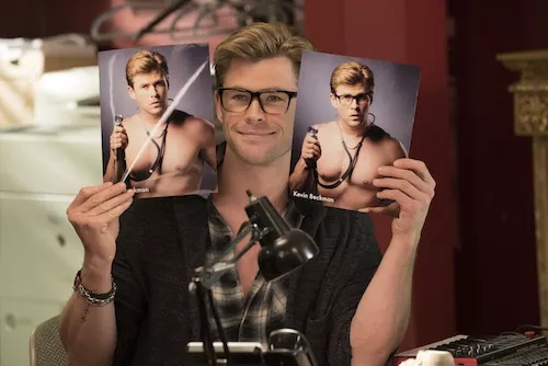 Chris Hemsworth in Ghostbusters (Photo: Columbia)
