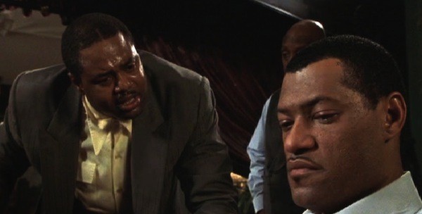 Chi McBride and Laurence Fishburne in Hoodlum (Photo: Olive Films)