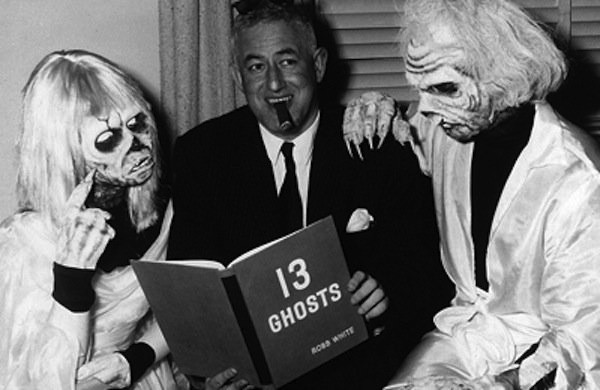 William Castle on the set of 13 Ghosts (Photo: Sony)