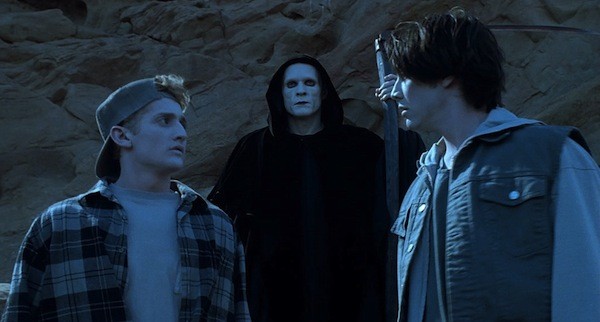 Alex Winter, William Sadler and Keanu Reeves in Bill & Ted’s Bogus Journey (Photo: Shout! Factory & MGM)