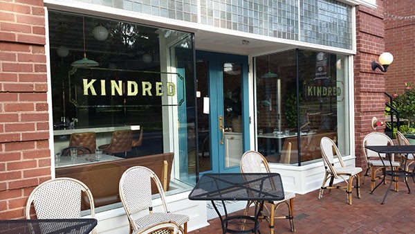 The exterior of Kindred in Davidson (Critics' Best Reason to Drive on I77 NB)