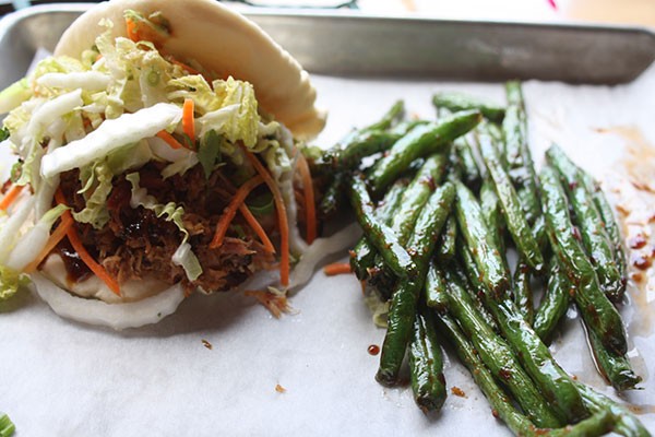 Chow bao taco w/ barbecue at Improper Pig (Critics' Best Barbecue Joint With An Asian Twist)