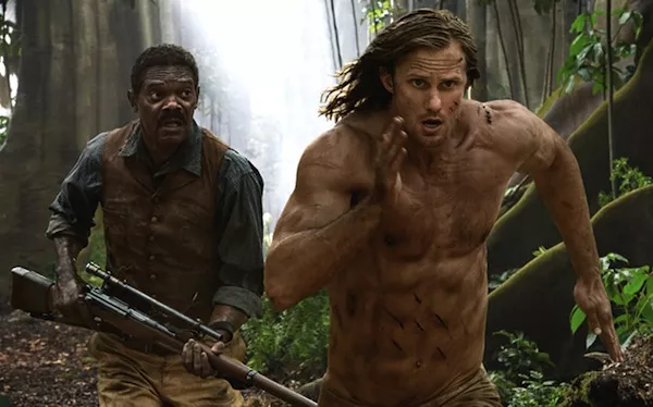 Samuel L. Jackson and Alexander Skarsgård in The Legend of Tarzan (Photo: Warner)