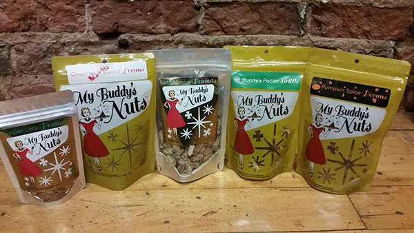 Different flavors of My Buddy's Nuts