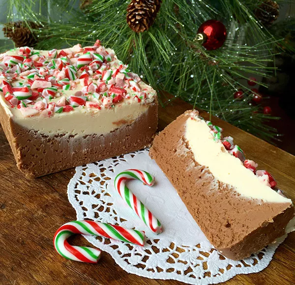 Peppermint Bark Fudge from Iva Jean's Fudge
