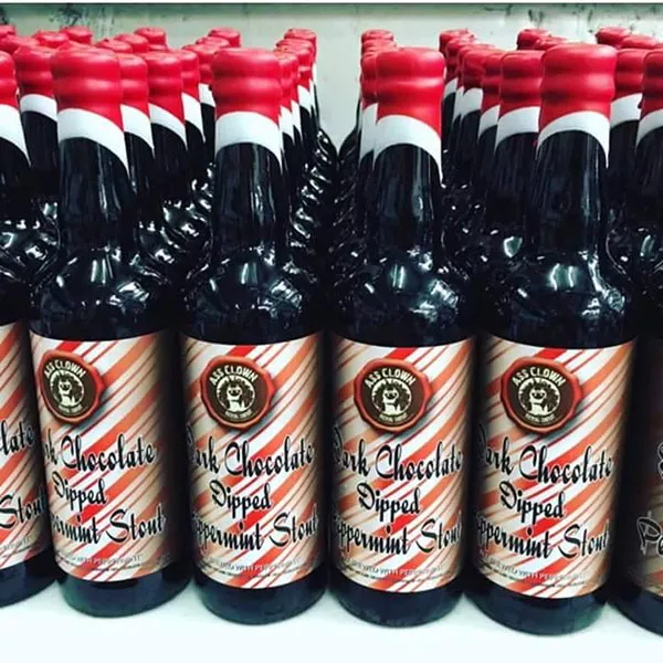 Dark Chocolate Dipper Peppermint Stout from Ass Clown Brewing Company