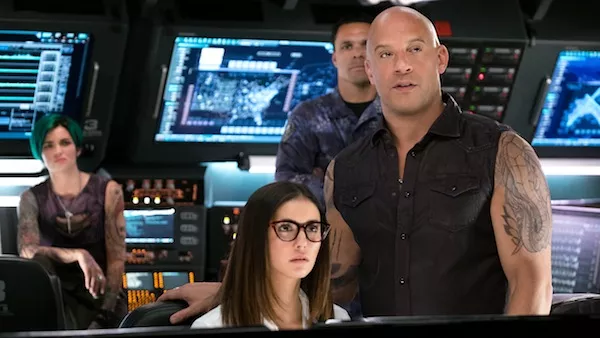 Ruby Rose, Nina Dobrev, Tony Gonzalez and Vin Diesel in xXx: Return of Xander Cage (Photo: Paramount)