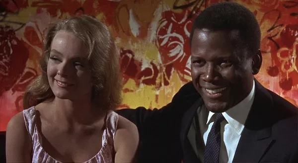 Katherine Houghton and Sidney Poitier in Guess Who’s Coming to Dinner (Photo: Columbia)