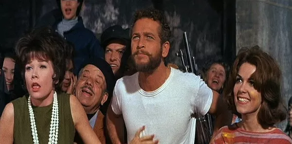 Shirley MacLaine, Paul Newman and Jane Wald in What a Way to Go! (Photo: Kino)