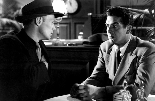 Richard Widmark and Victor Mature in Kiss of Death (Photo: Twilight Time)