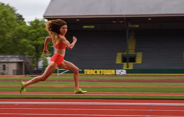 Alexi Pappas in Tracktown (Photo: Samuel Goldwyn)