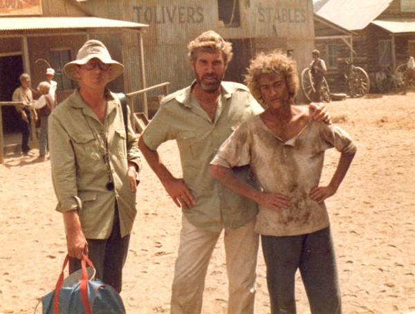 Always fascinated with film: Brunson (right) was an extra in the miniseries Master of the Game while still in high school in Kenya, in 1983.