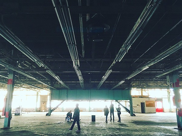 The massive spaces at CAMP North End are ripe for innovative ideas. Photo by Michael O'Neill.