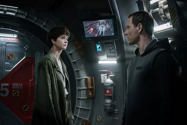 Katherine Waterston and Michael Fassbender in Alien: Covenant (Photo: Fox)
