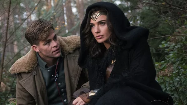 Chris Pine and Gal Gadot in Wonder Woman (Photo: Warner)