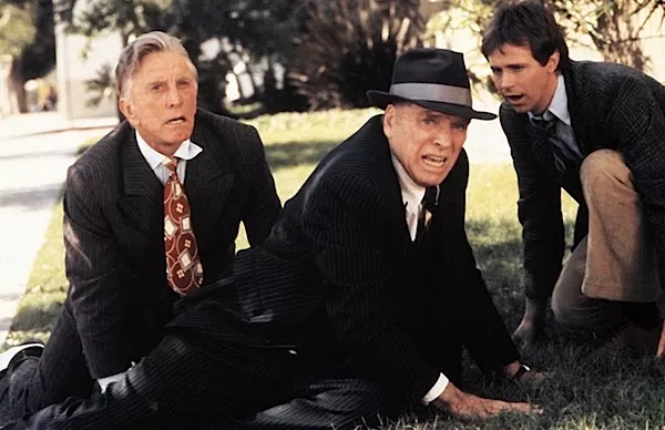 Kirk Douglas, Burt Lancaster and Dana Carvey in Tough Guys (Photo: Kino)