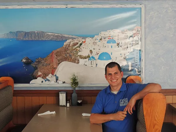 Peyton Limberakis at The Mad Greek.