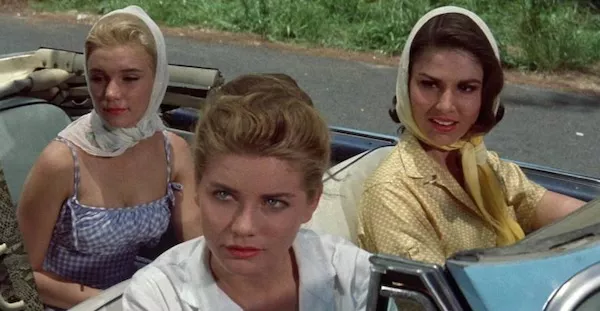 Yvette Mimieux, Dolores Hart and Paula Prentiss in Where the Boys Are (Photo: Warner Bros.)