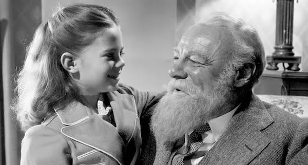 Natalie Wood and Edmund Gwenn in Miracle on 34th Street (Photo: Fox)