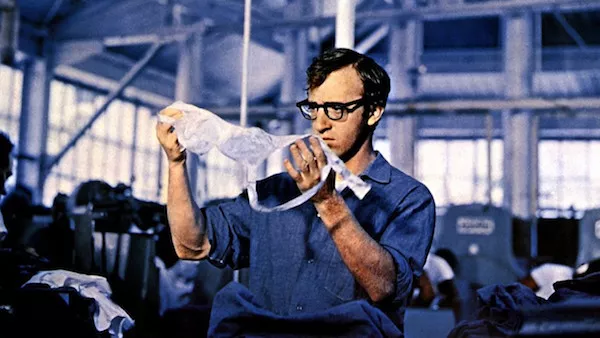 Woody Allen in Take the Money and Run (Photo: Kino)