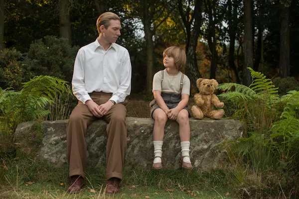 Domhnall Gleeson and Will Tilston in Goodbye Christopher Robin (Photo: Fox Searchlight)