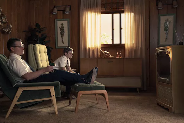 Matt Damon and Noah Jupe in Suburbicon (Photo: Paramount)