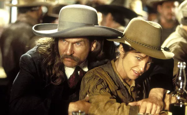 Jeff Bridges and Ellen Barkin in Wild Bill (Photo: Twilight Time)