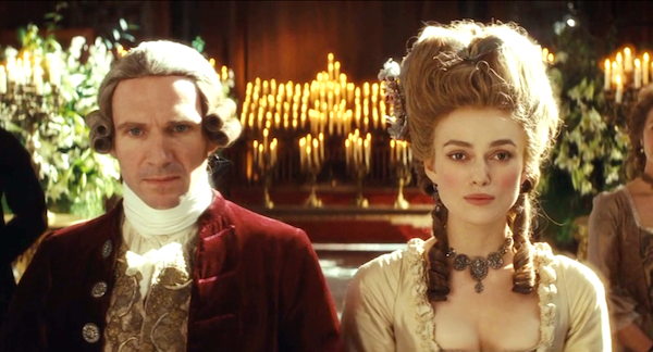 Ralph Fiennes and Keira Knightley in The Duchess (Photo: Paramount)