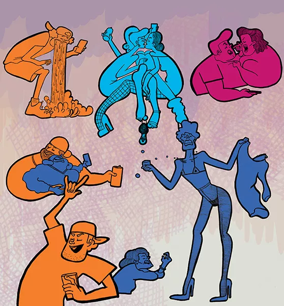 Consummating the deal (aka, Letting it all hang out; aka, Everything falls apart).