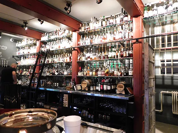 The third-floor bar at The Jailhouse.
