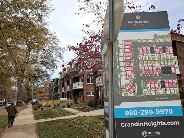 Grandin Heights is a new Wesley Heights development that Jones says he fully welcomes, as it doesn’t cause “cultural whiplash.” (Photo by Ryan Pitkin)