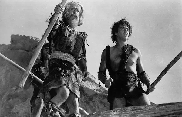 Lon Chaney Jr. and Victor Mature in One Million B.C. (Photo: VCI)