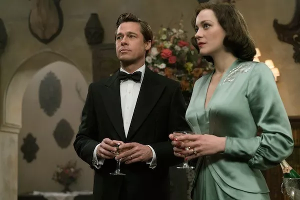 Brad Pitt and Marion Cotillard in Allied (Photo: Paramount)