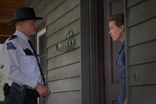 Woody Harrelson and Frances McDormand in Three Billboards Outside Ebbing, Missouri (Photo: Fox)