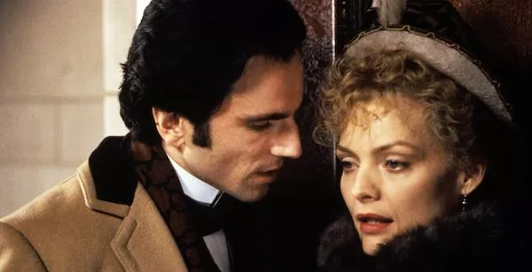 Daniel Day-Lewis and Michelle Pfeiffer in The Age of Innocence (Photo: Criterion)