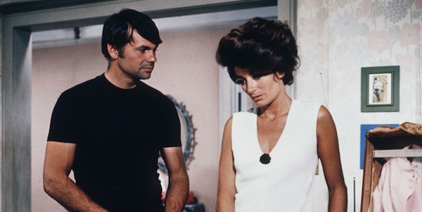 Gary Lockwood and Anouk Aimee in Model Shop (Photo: Twilight Time)
