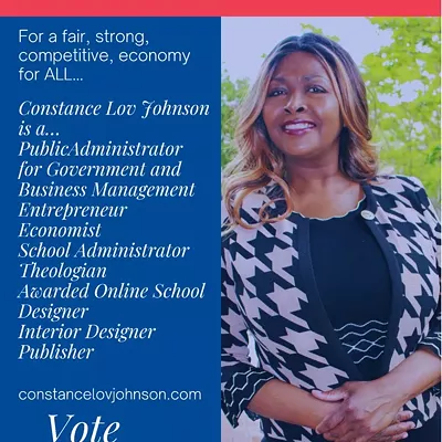 Constance Lov Johnson for the US Senate for NC