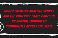 NC Amateur Sports and the Powerade State Games of NC Provide Funding to Communities across the State