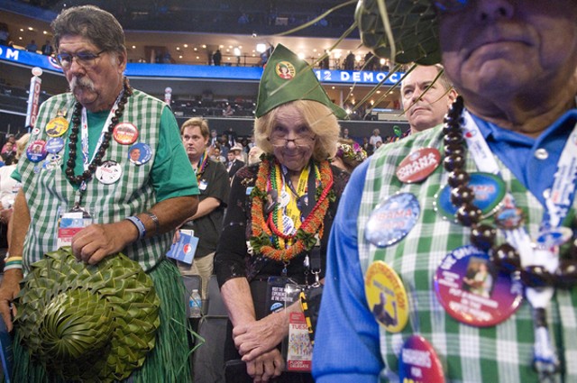 DNC in photos: Michelle Obama, happy delegates, more