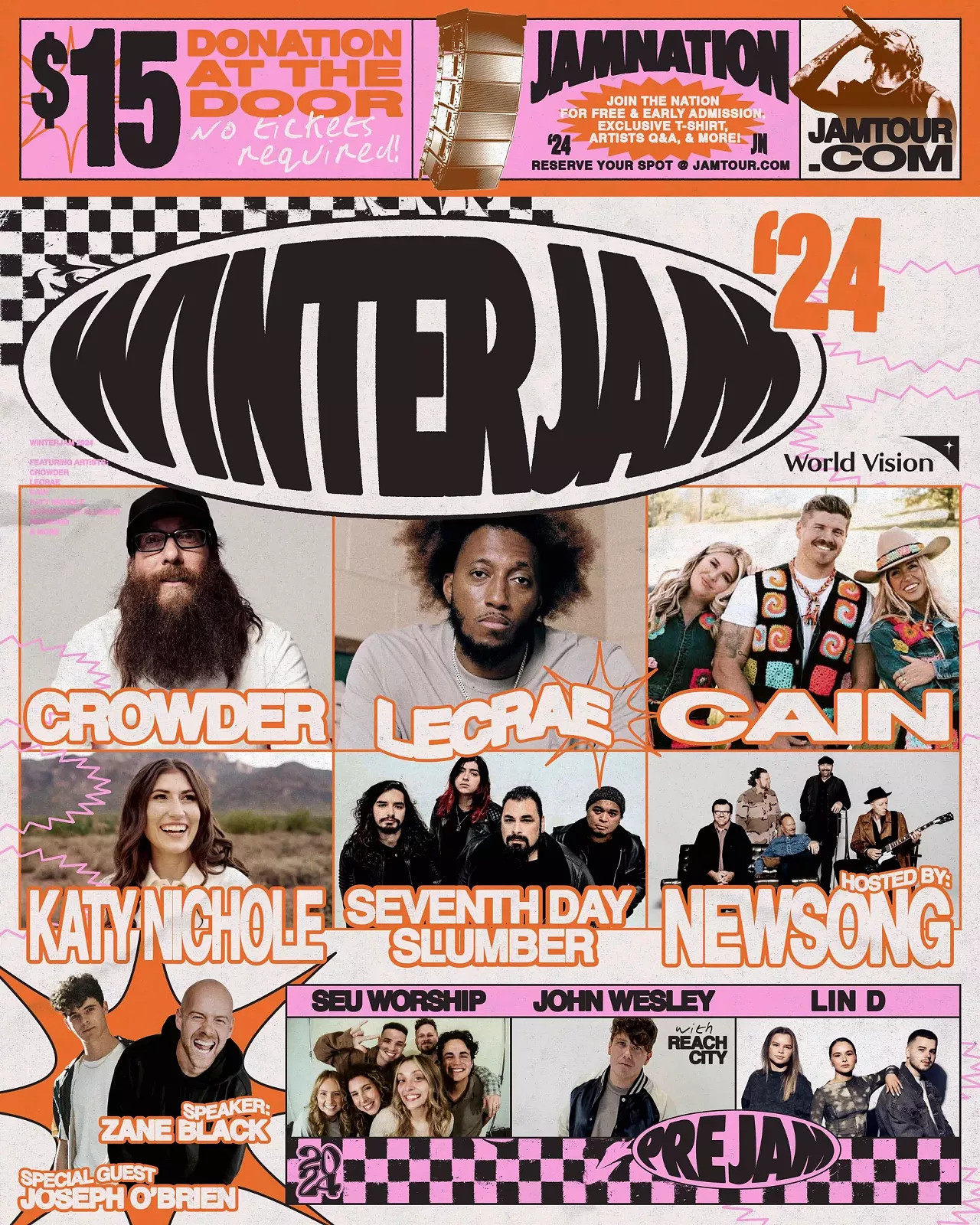 Winter Jam Tour 2024 Bojangles Coliseum Pop/Rock Creative Loafing